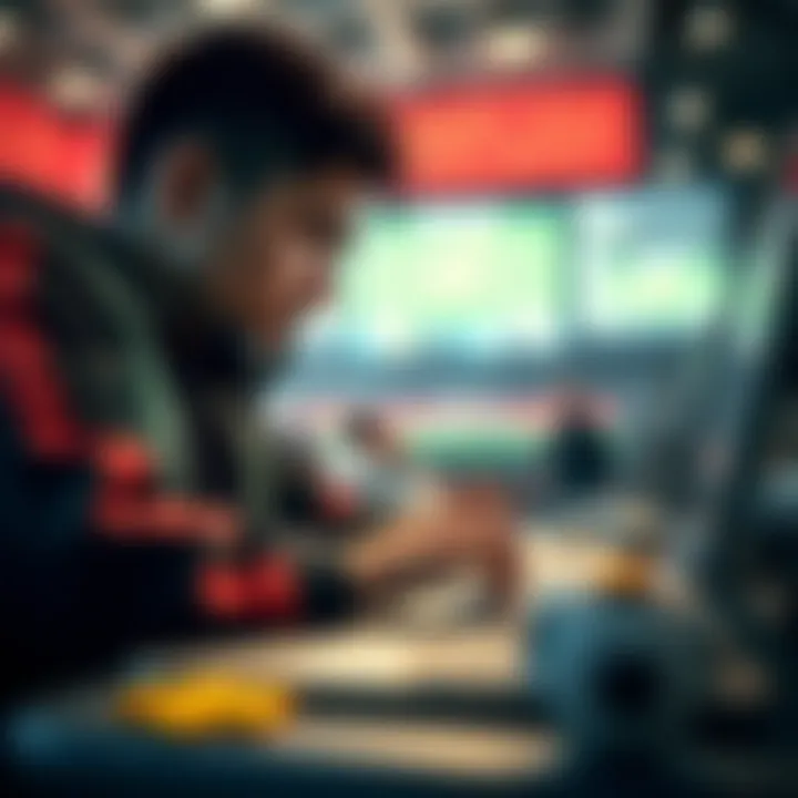 Visual representation of online betting strategies