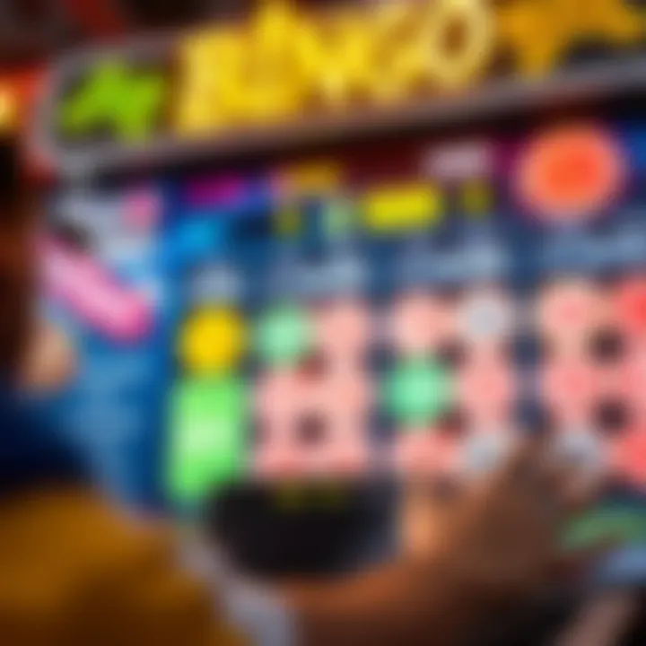 Exploring a Virtual Bingo Experience A virtual bingo game interface showcasing vibrant cards and numbers