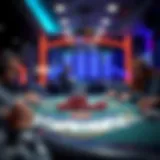 Conceptual illustration of online blackjack gameplay