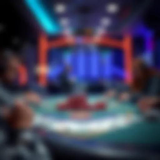 Conceptual illustration of online blackjack gameplay