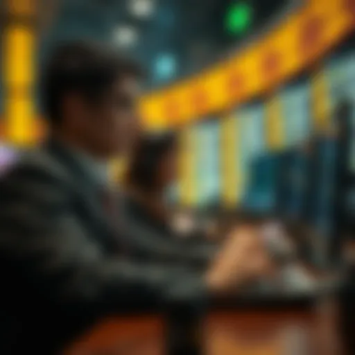 Conceptual illustration of online bookmakers in action