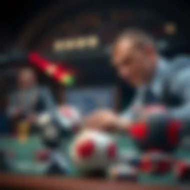 A strategic layout showcasing betting strategies