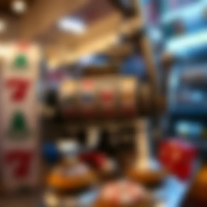 Intricate design of a classic slot machine showcasing its mechanics and symbols