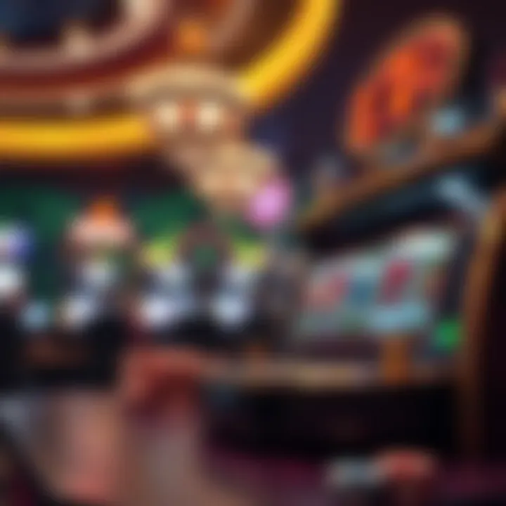 Overview of current trends in online gambling and slot games represented graphically