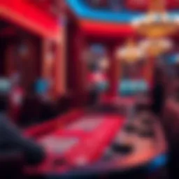 Concept of online live casinos