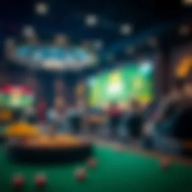 Diverse range of games available at an online live casino