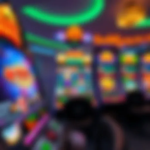 An elegant online slot machine interface showcasing vibrant graphics