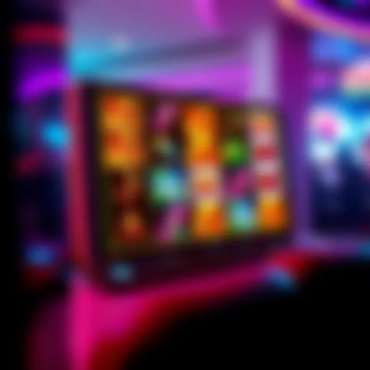 A captivating online slot interface showcasing vibrant graphics and themes