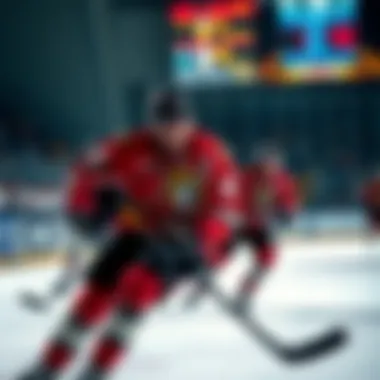 Ottawa Senators in Action Ottawa Senators in action during a game