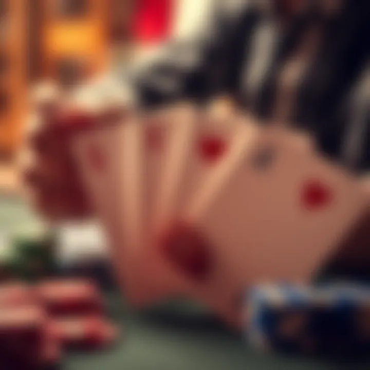 Examples of Poker Hands Graphic showcasing examples of poker hands