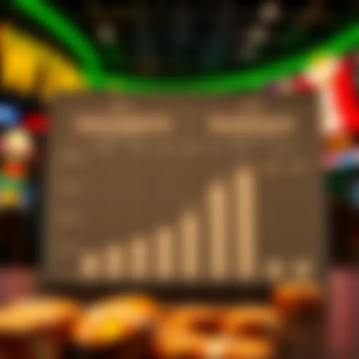 Chart depicting potential winnings in Megaways games