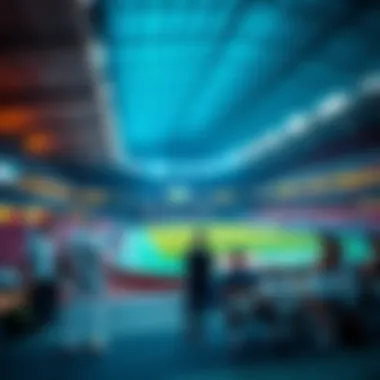 Sports Environment at Qatar Open Visual representation of the sports environment during the Qatar Open