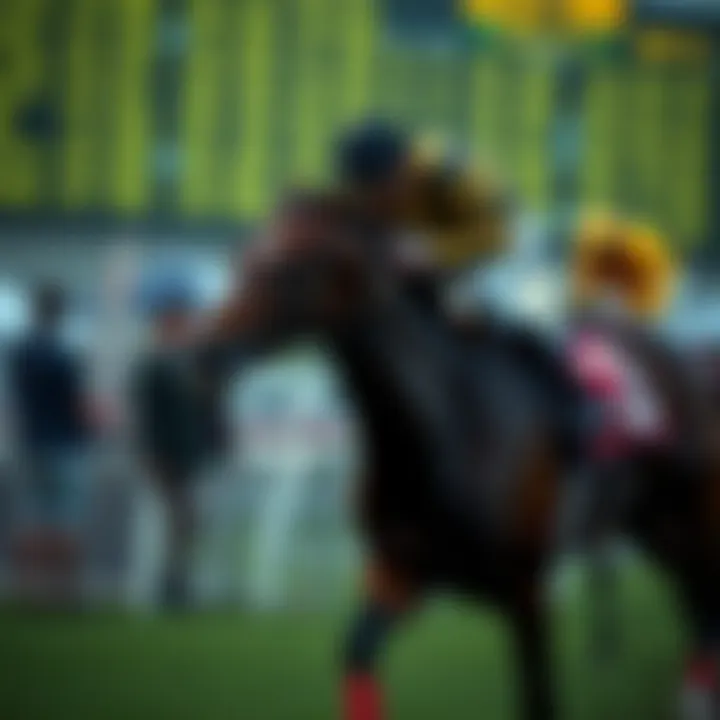 Visual representation of horse racing odds