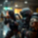 Teamwork and Tactics in Rainbow Six Strategic gameplay in Rainbow Six showcasing teamwork and tactics
