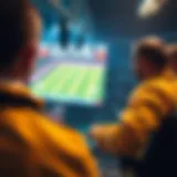 Dynamic betting scene showcasing real-time options