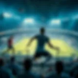 Dynamic soccer match broadcast scene