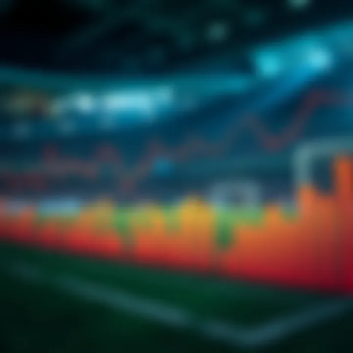 A visual representation of sports analytics and data