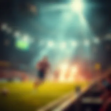 Exciting sports event captured in real-time