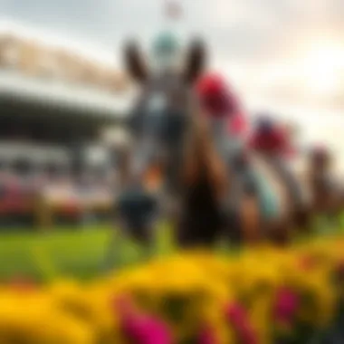 Highlighting a renowned horse competing in a prestigious race