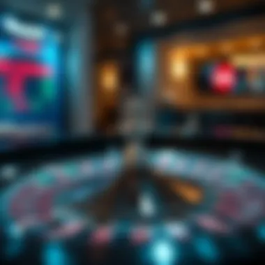 A strategic diagram outlining different betting strategies for roulette