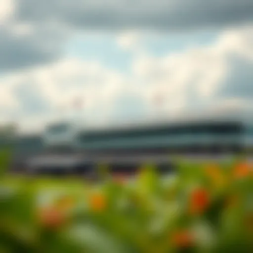 Grandstand view of the Royal Ascot horse racing event