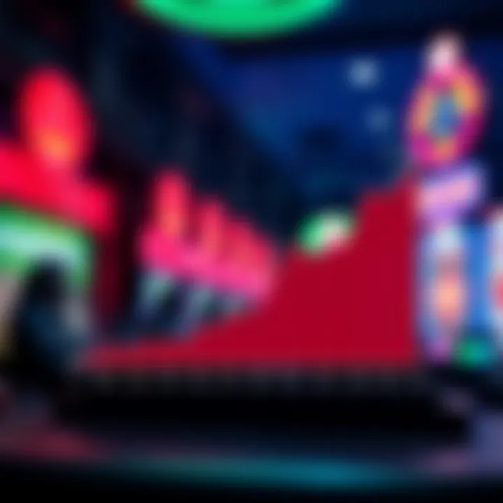 Graph illustrating the latest trends in online slot gaming