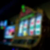 Intricate design of a slot joker machine