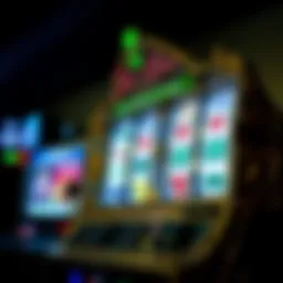 Intricate design of a slot joker machine