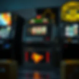 A vintage slot machine representing the history of gambling