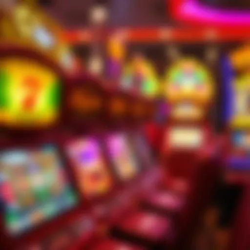 Diverse selection of slot game interfaces