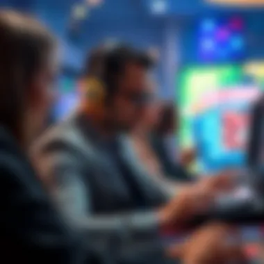 A captivating depiction of user experience and engagement in online casinos.