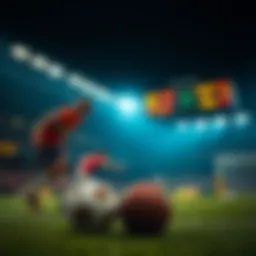 A visual representation of sports betting concepts