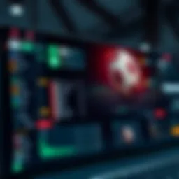 Conceptual illustration of a sports betting platform interface