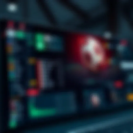 Conceptual illustration of a sports betting platform interface