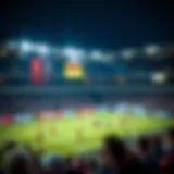 Visual representation of score dynamics in sports betting