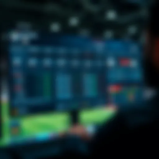 Cutting-edge sports betting software interface