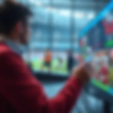 Enhanced User Experience in Betting User engaging with a sports betting platform