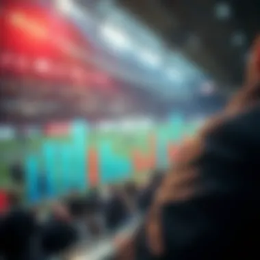 Visual representation of statistical analysis in betting