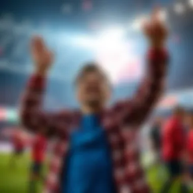 Celebrate Your Betting Success with Toto Live Successful bettor celebrating a win