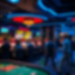 Virtual casino interface showcasing immersive gaming experience