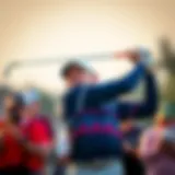 Will Zalatoris in action during a golf tournament