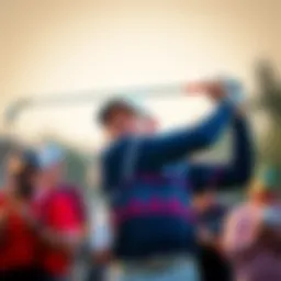 Will Zalatoris in action during a golf tournament