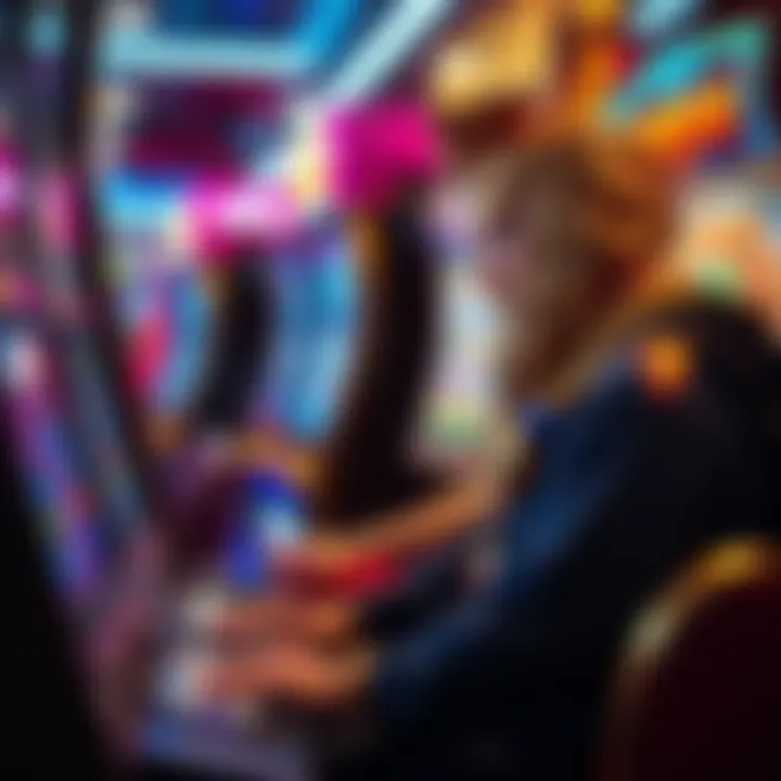 A strategic overview of a player interacting with Zeus slot game